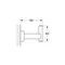 Гачок для халату Grohe Essentials Cube New (40511001)