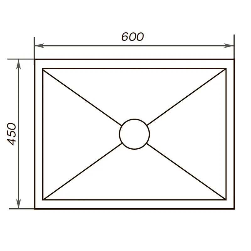 Мийка кухонна ZERIX ZUS6045 (1) -HM (ZM0570) Мийка кухонна ZERIX ZUS6045 (1) -HM (ZM0570)