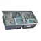 Мойка Zerix ZH7843DS-215 (3.0/1.0) Satin с диспенсером и сушилкой для посуды (ZM5570)
