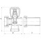 Кран трехходовой 3/4x3/4x3/4 Koer KR.521 (KR0148)