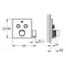 Термостат скрытого монтажа на 2 потребителя Grohe Grohtherm SmartControl (29125000)