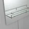 Зеркало настенное Zerix LAGUNA MRZ03-500x700x110 прямоугольное с дугообразным верхом и полкой (ZX56
