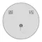 Зеркало Mixxus Premium WAVE MC04-90 (LED Touch, Anti-fog, димер (3-6,5kK)) (MP6637)