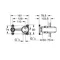 Скрытая часть смесителя для раковины с джойстиком Grohe Non Rapido OHM (23429000)