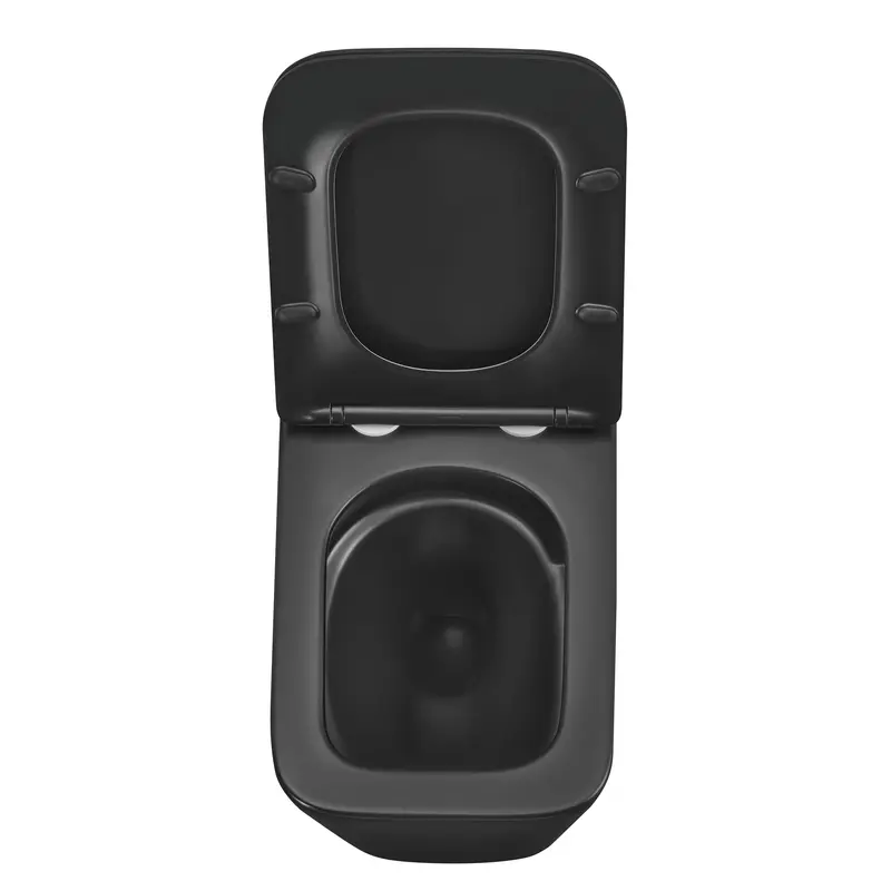 Унитаз подвесной Mixxus Premium QUADRO-0301-T3 BLACK 490х340х360mm, система смыва TORNADO 3.0 (MP65 Унитаз подвесной Mixxus Premium QUADRO-0301-T3 BLACK 490х340х360mm, система смыва TORNADO 3.0 (MP65