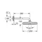Верхний душ с настенным кронштейном Grohe Tempesta Cube (26687000)