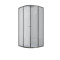Душевая кабина без поддона Mixxus PLAIN SC01-90x90x185-TR GRAPHITE прозрачное стекло 4мм (MI6902)