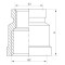 Муфта редукционная 3/8"x1/2" Koer KF.C0406 (KF0018)