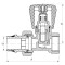 Вентиль 1/2x1/2 "антипротечка" Koer KR.903-Gi (KR0175)