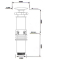 Раковина накладная Mixxus Premium STYLE-0202 600х350х140mm с донным клапаном и отверстием под смеси