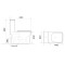 Унитаз-компакт Mixxus WAVE-0404-R 630х350х805mm, система смыва RIMLESS (MI6692)