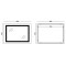 Зеркало Mixxus TALL MR08-80x60-REVERSE с LED Touch, Anti-fog, димером, регулировкой яркости (MI6659