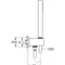 Душевой набор с держателем для скрытого монтажа Grohe Euphoria Cube (26405000)