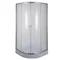 Душевая кабина с низким поддоном Mixxus PLAIN SCT02-90x90x195-FB SATIN матовое стекло 4мм (MI6896)