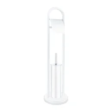 Єрш для підлоги з папероутримувачем ZERIX KIT ME04 White (ZX4643)
