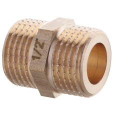 Ниппель Koer KF.N06A - 1/2'' (под прокладку) без никеля (KR3024)