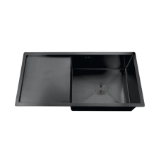 Мойка Zerix ZH7844B-215 (3.0/1.0) PVD-Black с сушилкой для посуды (ZM5565)