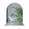 Зеркало настенное Zerix LAGUNA MRZ03-500x700x110 прямоугольное с дугообразным верхом и полкой (ZX56