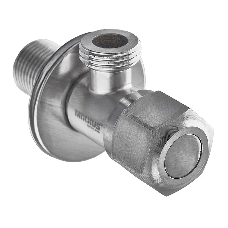 Кран для подключения сантехприборов Mixxus VAL-06-1/2x1/2 с нерж.ст.SUS304 (MI6056)