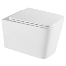 Унитаз подвесной Mixxus Premium Quadro-0302-R 530x360x365mm, система смыва Rimless (MP6454)