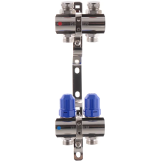 Коллекторный блок с термостатическими клапанами Koer KR.1100-02 1”x2 ways (KR2628)