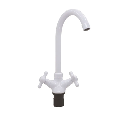 Смеситель для кухни Plamix Pablo-275 White (без подвода) (PM0669)