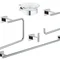 Набор аксессуаров 5 в 1 Grohe Essentials Cube New (40758001)