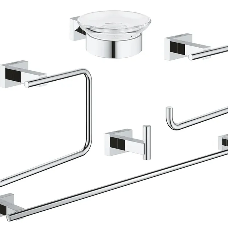 Набор аксессуаров 5 в 1 Grohe Essentials Cube New (40758001)