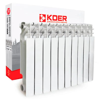 Радиатор секционный KOER 100 Bimetal-500 ROYAL (KR4957) / Цена за 1 секцию