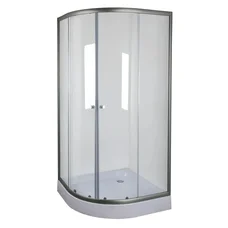 Душевая кабина без поддона Mixxus PLAIN SC01-90x90x185-TR GRAPHITE прозрачное стекло 4мм (MI6902)