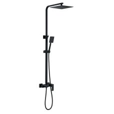 Душевая колонна со смесителем Zerix KUB-008-J Black из нерж. стали SUS304 (ZX4853)