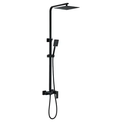 Душевая колонна со смесителем Zerix KUB-008-J Black из нерж. стали SUS304 (ZX4853) Душевая колонна со смесителем Zerix KUB-008-J Black из нерж. стали SUS304 (ZX4853)