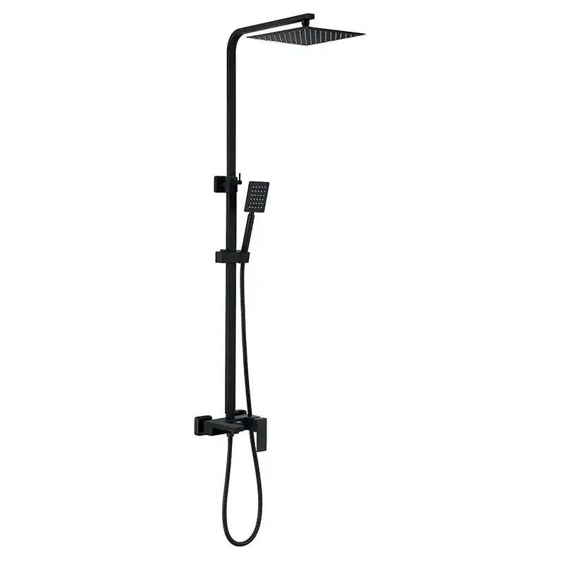 Душевая колонна со смесителем Zerix KUB-008-J Black из нерж. стали SUS304 (ZX4853) Душевая колонна со смесителем Zerix KUB-008-J Black из нерж. стали SUS304 (ZX4853)