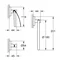 Набір аксесуарів 3 в 1 Grohe Essentials New (40775001)