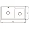 Мийка MIXXUS MX7843-220x1.0-PVD-BLACK (MX0565)