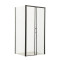 Душевая кабина без поддона Mixxus Premium DIVERSE SC03-100x80x195-TR Black прозрачное стекло 6мм (M