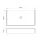 Раковина накладная Mixxus Premium QUADRO-0107 EDGE BLACK 600х340х110mm (MP6521)