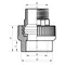 Муфта НР 50x1.1/2M PPR Koer K0101.PRO (KP0120) Муфта НР 50x1.1/2M PPR Koer K0101.PRO (KP0120)