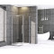 Душевая кабина без поддона Mixxus Premium BEVEL SC01-90x90x195-TR Chrome прозрачное стекло 6мм (MI6