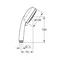 Ручной душ, 2 режима струи Grohe New Tempesta Cosmopolitan (27571002)