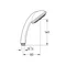 Ручной душ, 3 режима струи Grohe New Tempesta Classic (28419002)