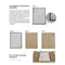 Зеркало Mixxus WARM MR02-70x50-CASE с LED Touch, Anti-fog, димером, рег. яркости, часами (MI6669)