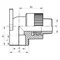 Угол установочный НР 25x3/4M PPR Koer K0126.PRO (KP0151)