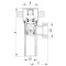 Кран для подключения сантехприборов Koer 1/2x1/2 (KR.517) (KR0108)