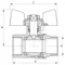 Кран шаровый СК 3/4" ГШБ Б/Н ART.607 (WP0130)