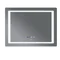 Зеркало Mixxus Style MR03-70x50 (часы, LED-подсветка, антизапотевание) (MI6006)