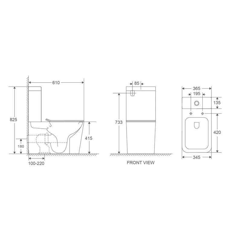 Унитаз-компакт Mixxus Premium QUADRO-0401-T1 610х365х825mm, система смыва TORNADO 1.0 (MP6588) Унитаз-компакт Mixxus Premium QUADRO-0401-T1 610х365х825mm, система смыва TORNADO 1.0 (MP6588)