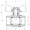 Кран шаровый СК 3/4" ГГБ Б/Н art. 602 (WP0110)