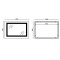 Зеркало Mixxus STYLE MR13-70x50-REVERSE с LED Touch, Anti-fog, димером, регулировкой яркости (MI666