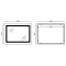 Зеркало Mixxus WARM MR02-100x80 с LED Touch, Anti-fog, димером, регулировкой яркости, часами (MI693